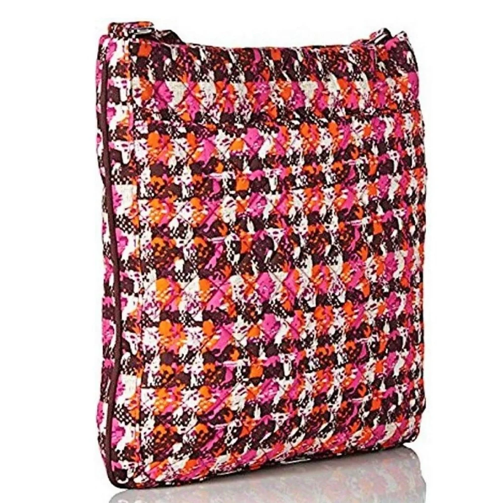 Vera Bradley iconic triple zip hipster